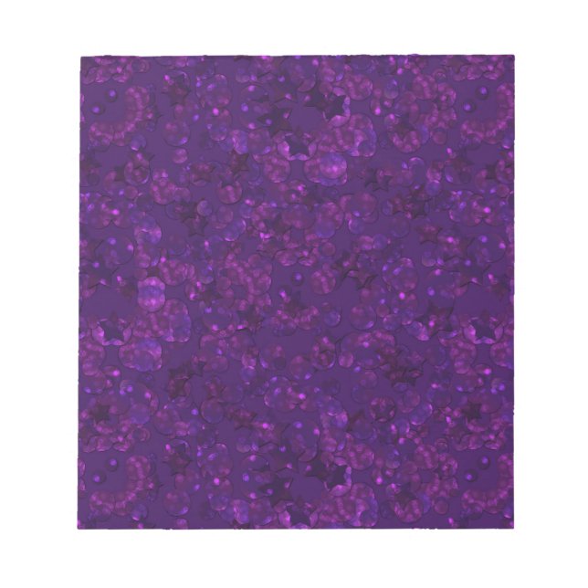 Bloc-note Purple confeti (Devant)