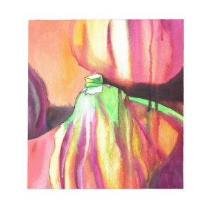 Bloc-note Purple Figs aquarelle originale peinture goutte à 