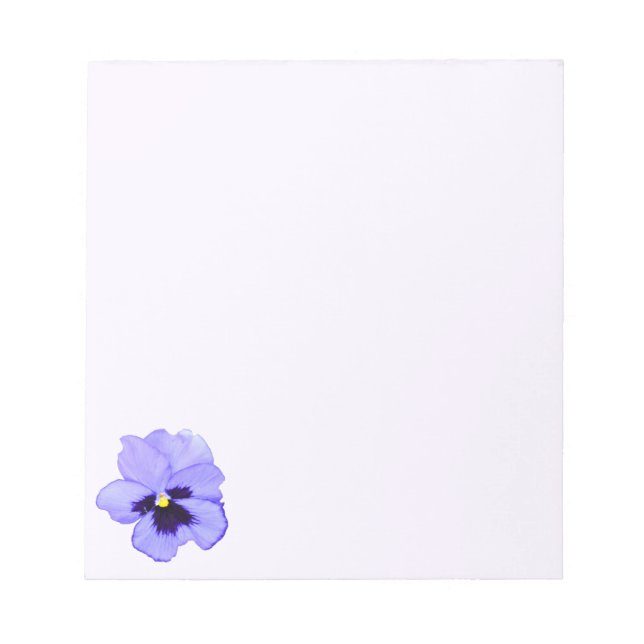 Bloc-note Purple Pansy (Devant)