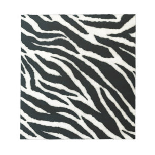 Bloc-note RAB Rockabilly Zebra Imprimer noir et blanc