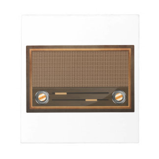 Bloc-note radio vintage