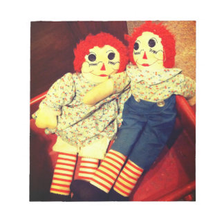 Bloc-note Raggedy Ann et Andy Doll