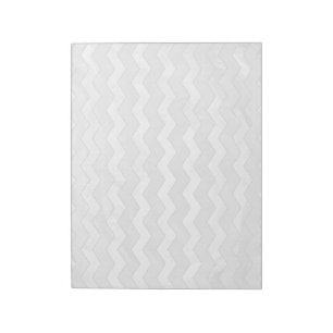 Bloc-note Rainy Sky Grey Chevron Motif