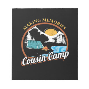 Bloc-note Randonnée Memories Cousin Camp