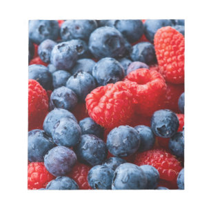 Bloc-note Raspberries et Blueberries