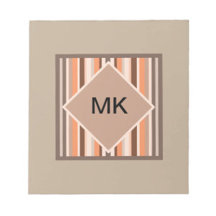 Bloc-note Rayures de décor