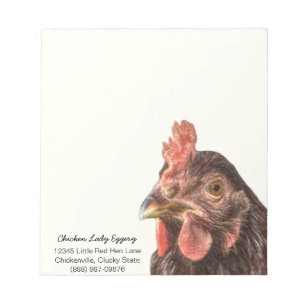 Bloc-note Red Laying Hen Chicken Photo