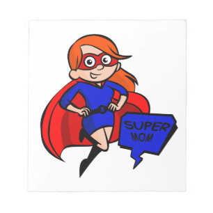 Bloc-note redhead super mom