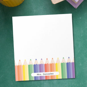 Bloc-note Remerciement Personnalisé pour Enseignant Mignon A