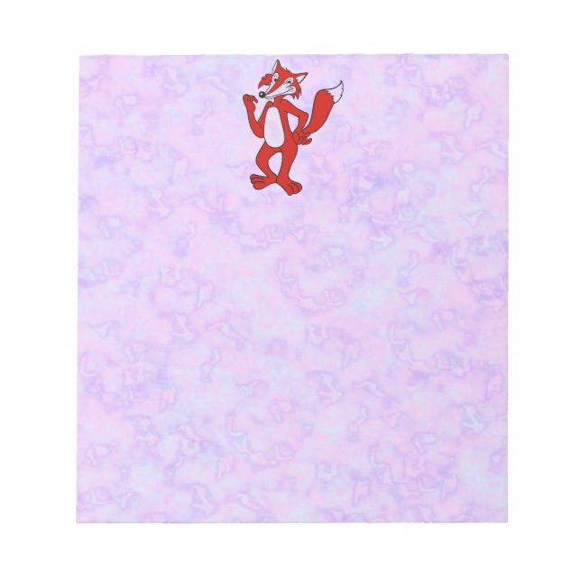 Bloc-note Renard rouge (Devant)