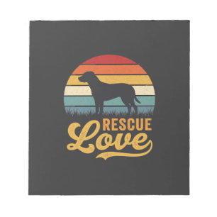 Bloc-note Rescue Love Retro Dog Sunset_1