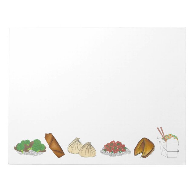 Bloc-note Restaurant chinois à emporter Cuisine à emporter (Devant)