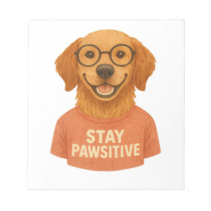 Bloc-note Restez Pawsitive