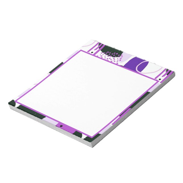 Bloc-note Résumé violet  (Tourné)