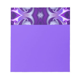 Bloc-note Rêves arc-en-ciel à fleurs violettes