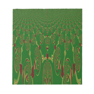 Bloc-note Robots verts