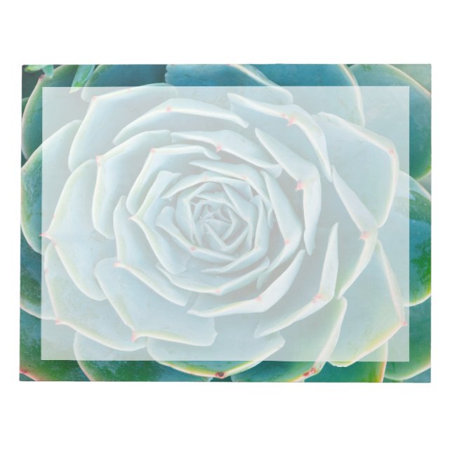 Bloc-note Rosette d'Echeveria, Jardin Secret de Marrakech (Devant)
