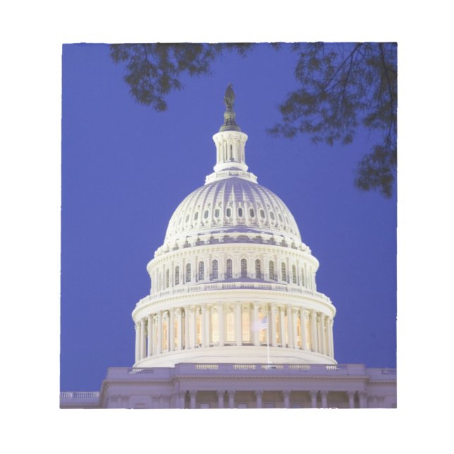 Bloc-note Rotonde du Capitole américain de nuit, Washington (Devant)