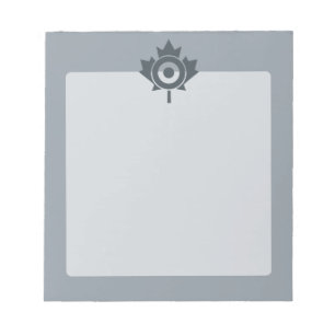 Bloc-note Rounde canadienne de la feuille d'érable Mod CANAD