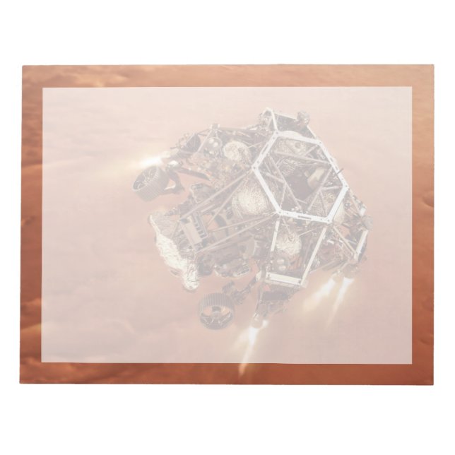 Bloc-note Rover de persévérance à la mise en marche des mote (Devant)