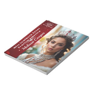 Bloc-note Royal Ruby Shimmer Pageant Autographe Pad