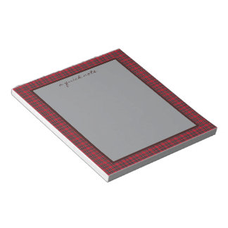 Bloc-note Royal Stewart Original Scottish Tartan 