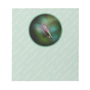 Bloc-note Ruby-throated Hummingbird - Original Photograph