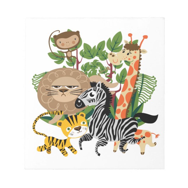 Bloc-note Safari animal (Devant)