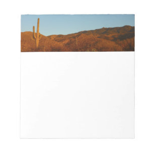 Bloc-note Saguaro Sunset I Arizona Désert Paysage