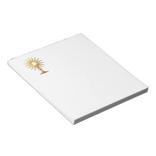 Bloc-note Sainte Eucharistie de la Monstrance d'or