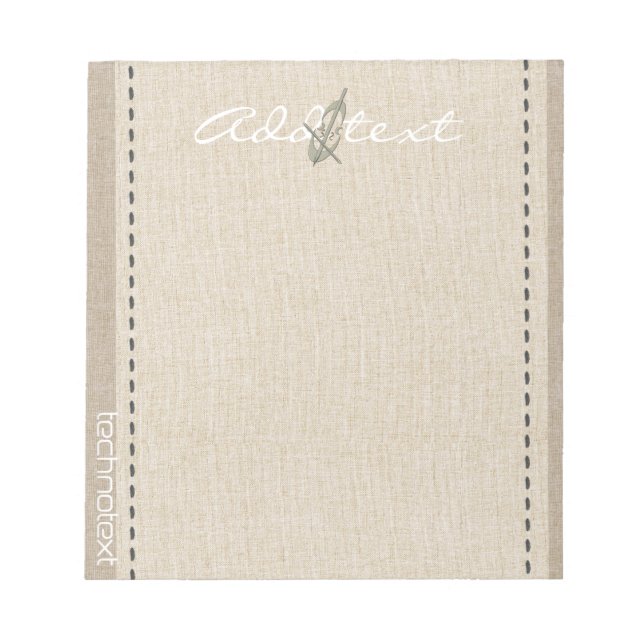 Bloc-note Saison de vacances personnalisées Vibe (Devant)