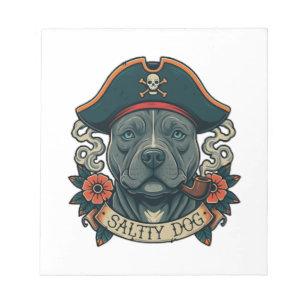Bloc-note Salty Dog Pitbull