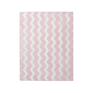 Bloc-note Saumon Swirl Chevron Motif