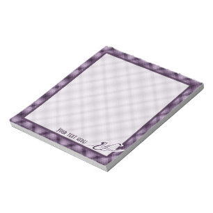 Bloc-note Saxophone violet