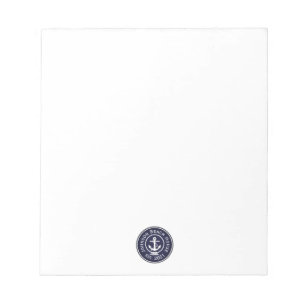 Bloc-note Sceau nautique Ancre