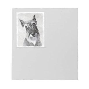 Bloc-note Schnauzer (Giant) Peinture - Chien Art