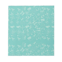 Science Icons Notes de post-it Motif