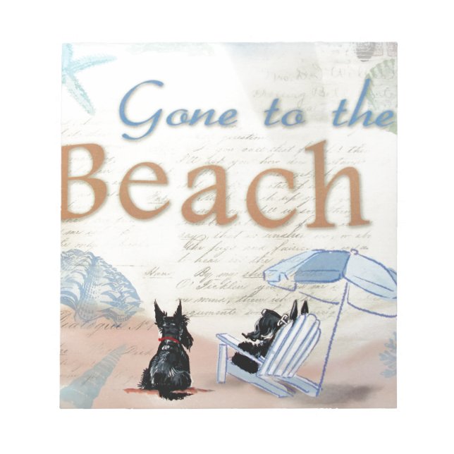 Bloc-note Scottie Beach (Devant)