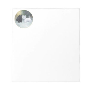 Bloc-note Scottie Westie Hiver