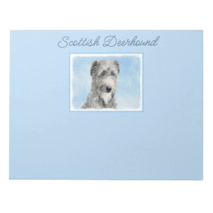 Bloc-note Scottish Deerhound Peinture - Cute Original Chien