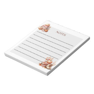 Bloc-note Scribbles cosy automne