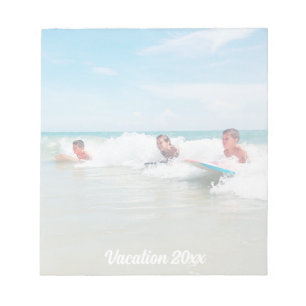 Bloc-note Script moderne + photo