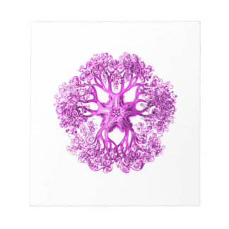 Bloc-note Section Tentacle en rose