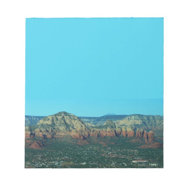 Bloc-note Sedona et Coffee Pot Rock vus d'en haut (Devant)