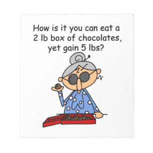 Bloc-note Sens de chocolat