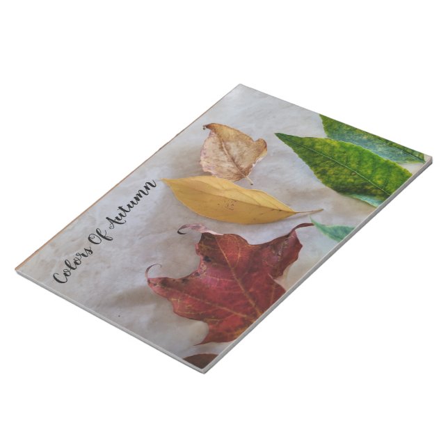 Bloc-note Sets de table en papier Feuilles d'automne (Incliné)
