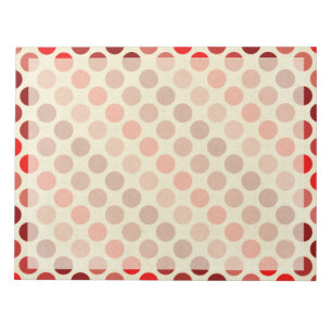 Bloc-note Shades of Red Pois par Shirley Taylor