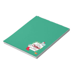 Bloc-note Si les chats envoyaient des cartes de Noël, ils ne