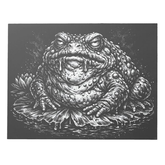 Bloc-note Sigil du Crapaud Hanté par BurnsInHell (Devant)