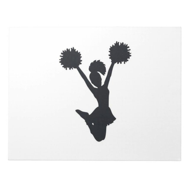 Bloc-note Silhouette pom-pom girl (Devant)